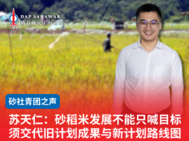 苏天仁:砂稻米发展不能只喊目标 须交代旧计划成果与新计划路线图